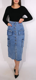 Jupe en jean