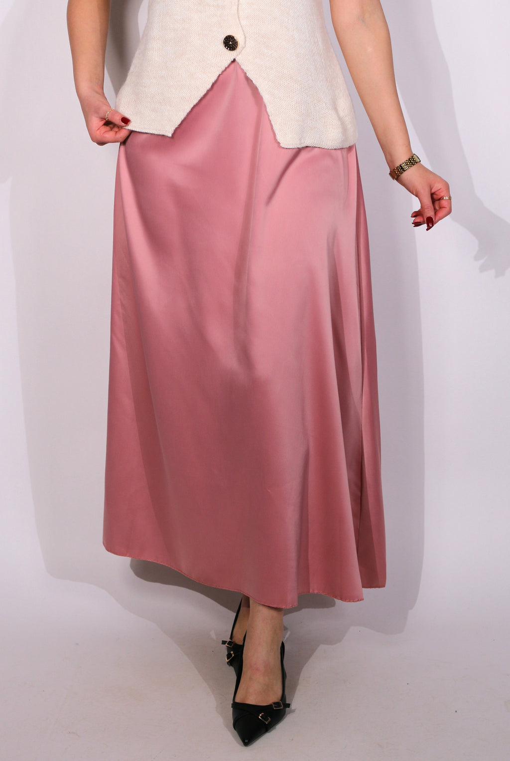 Jupe en satin