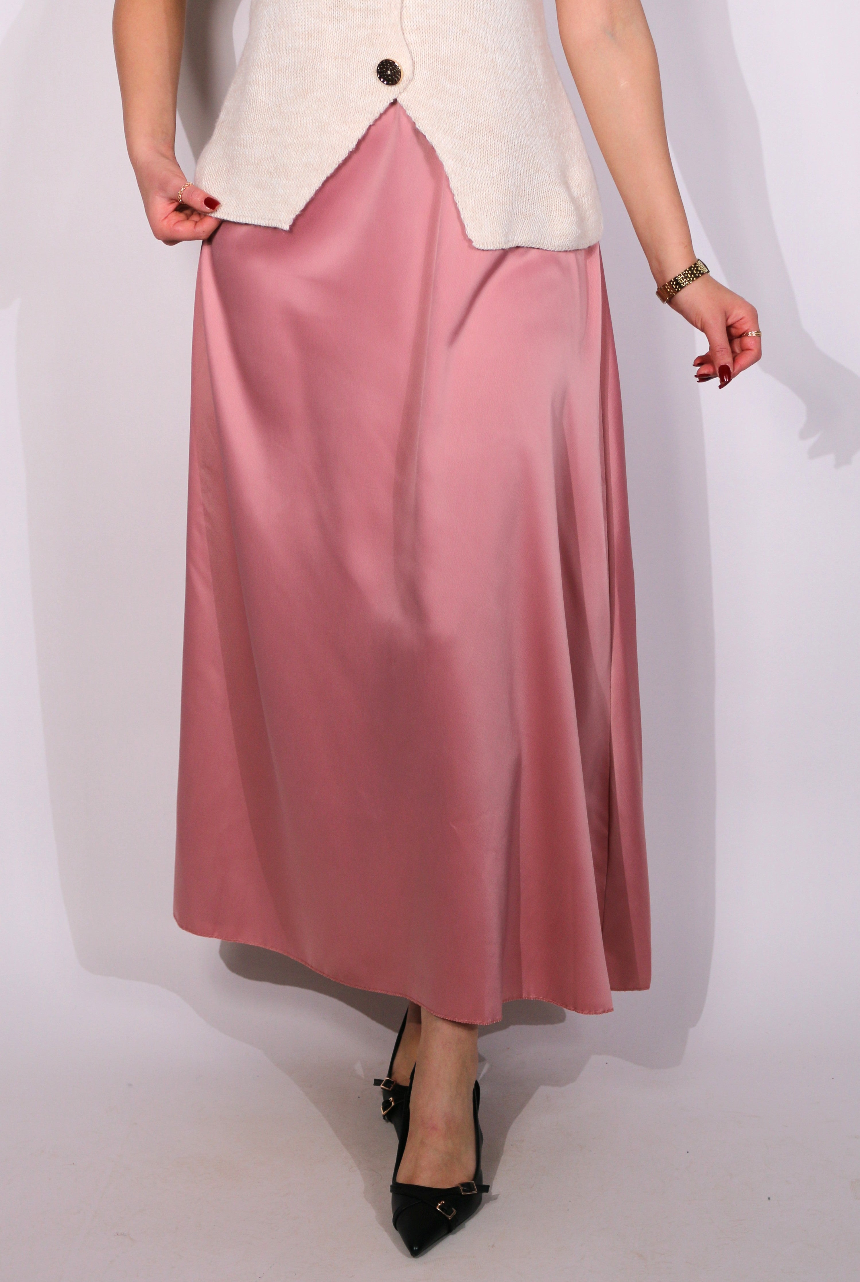 Jupe en satin