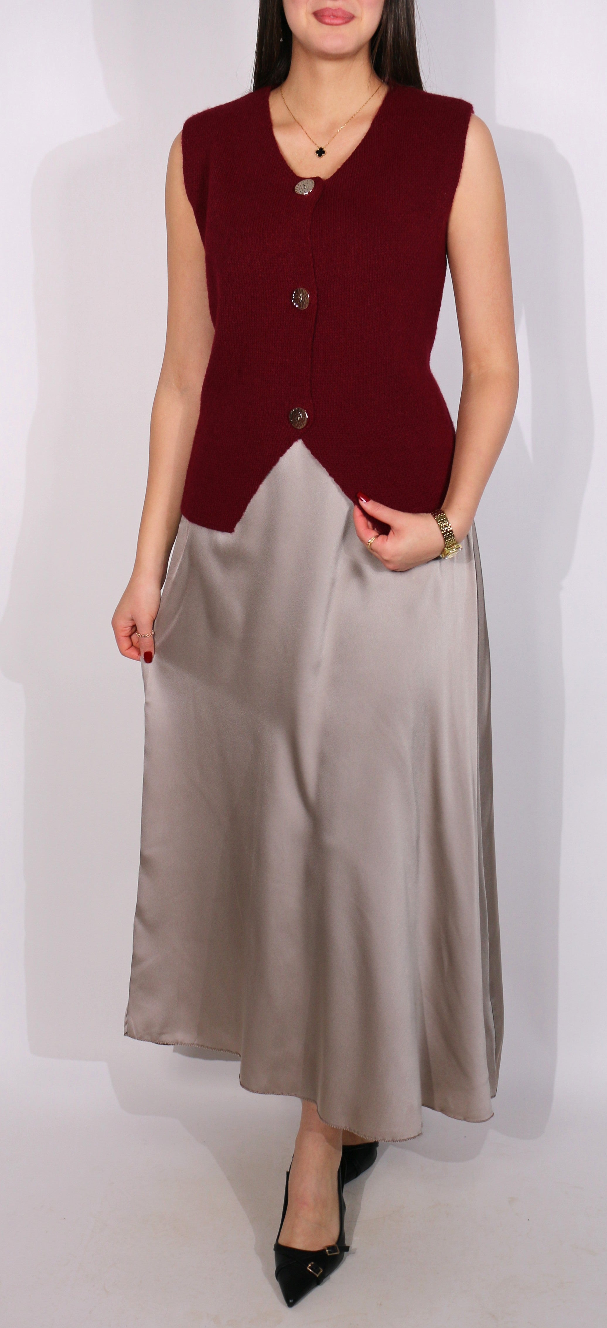Jupe en satin