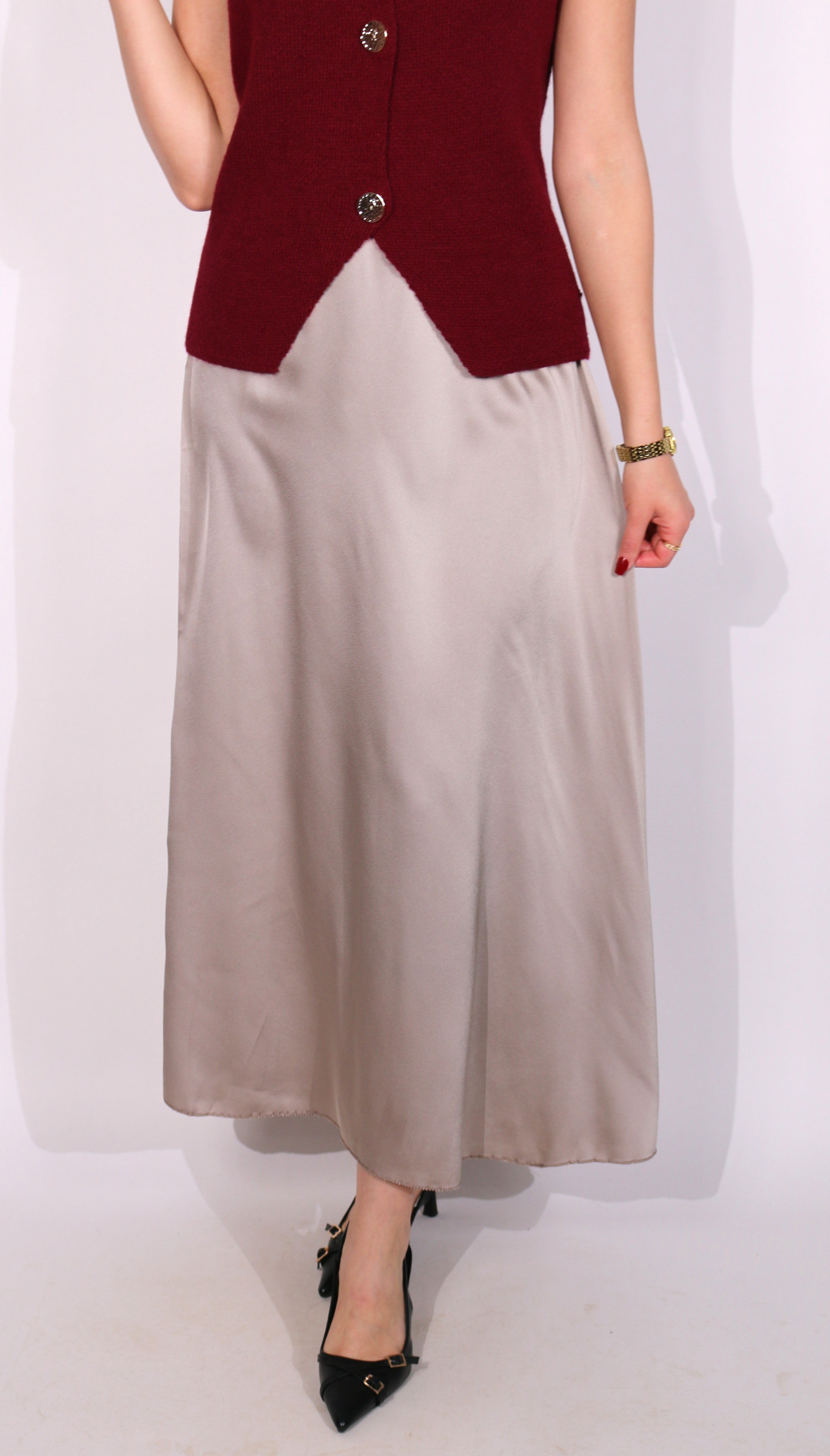 Jupe en satin