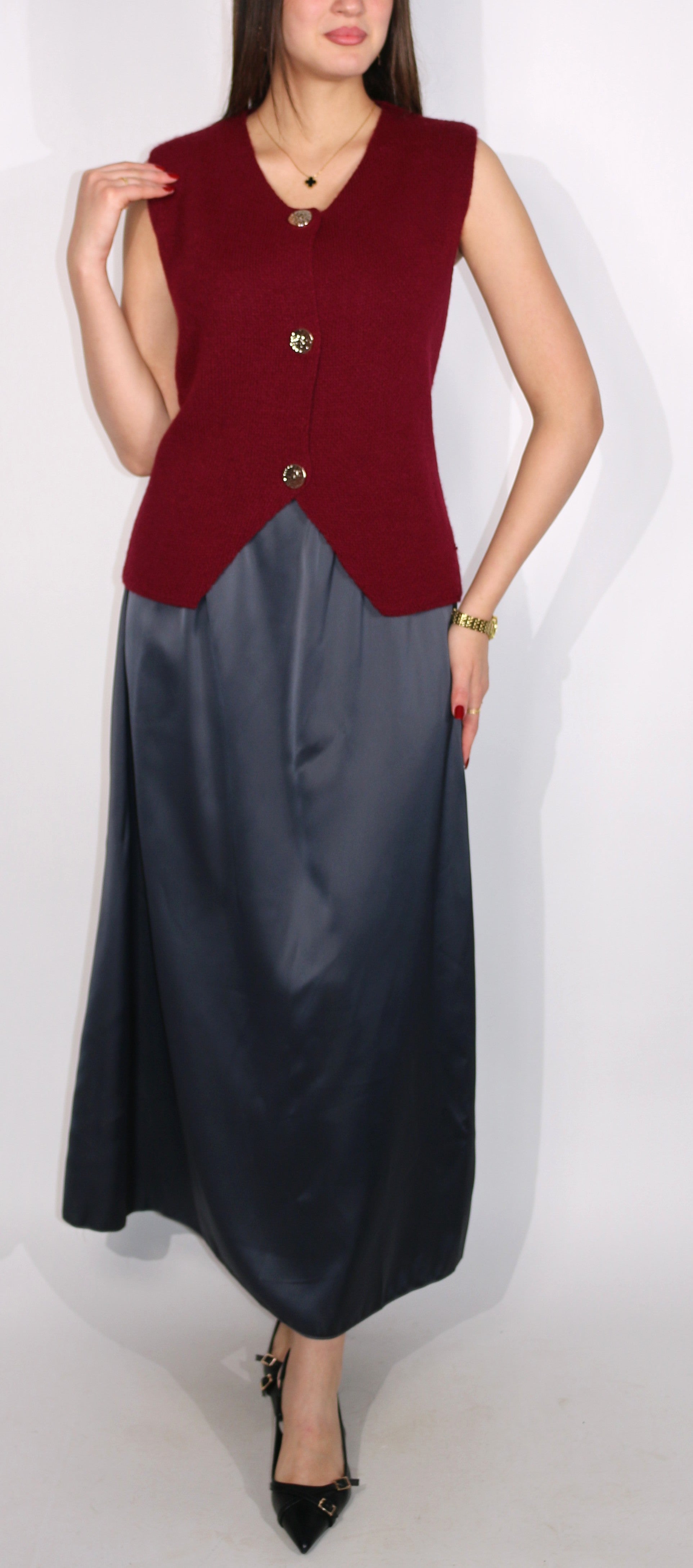 Jupe en satin