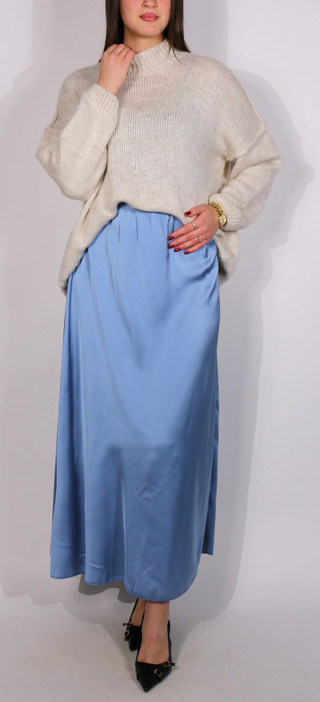 Jupe en satin