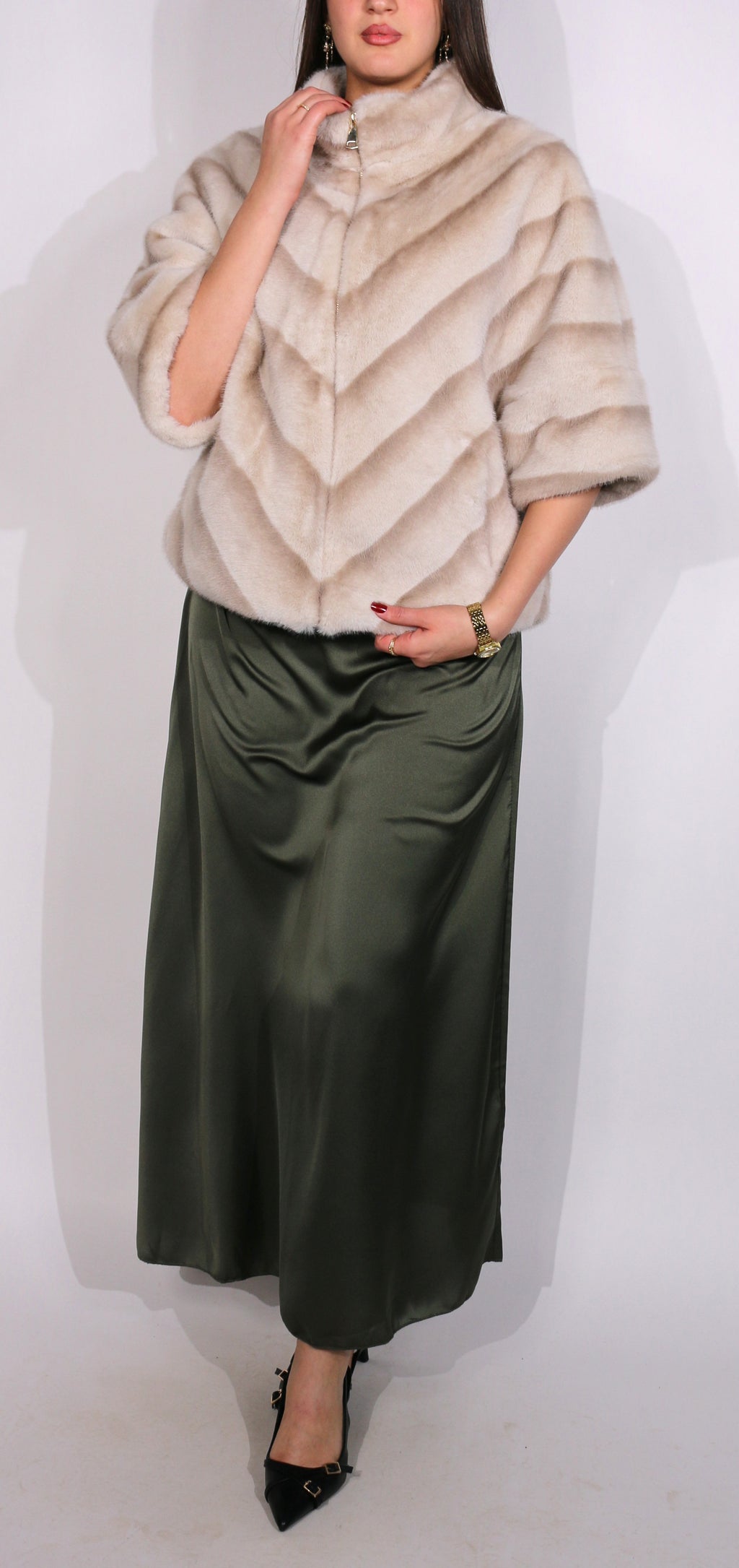 Jupe en satin