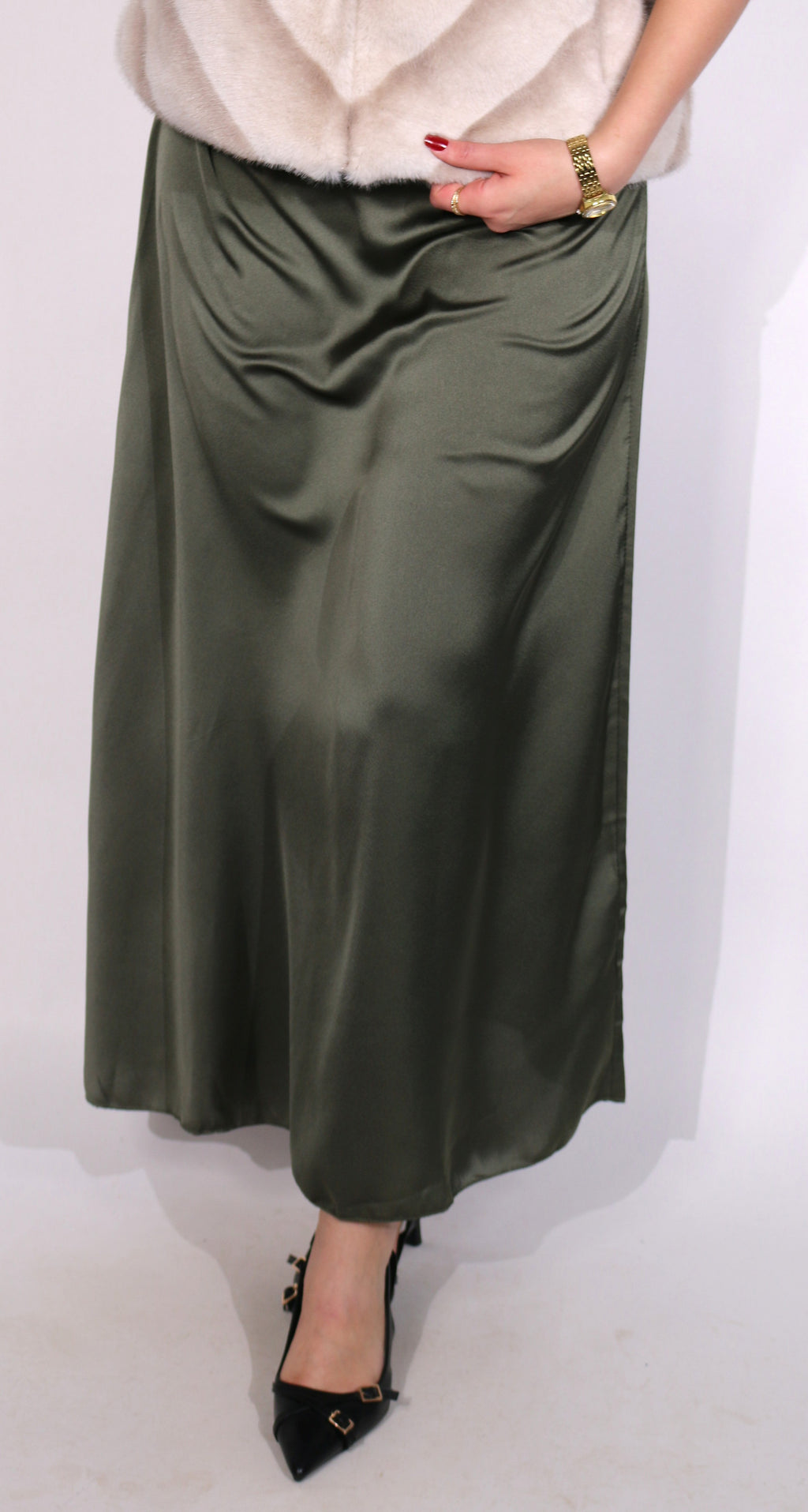 Jupe en satin