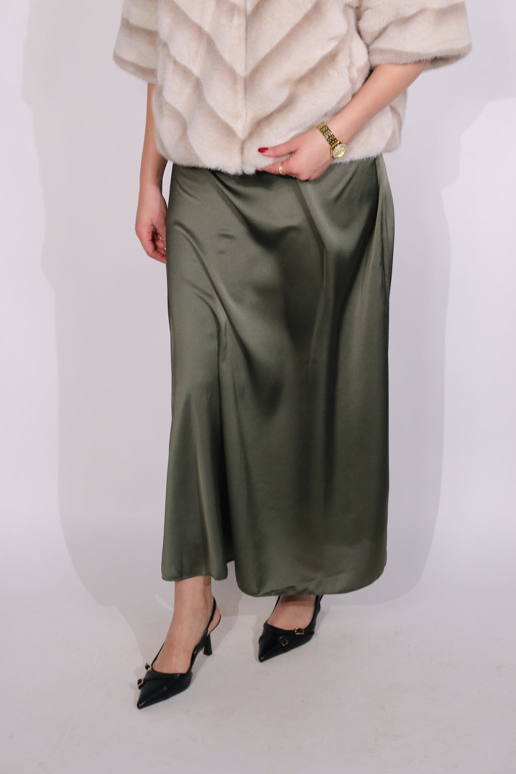 Jupe en satin